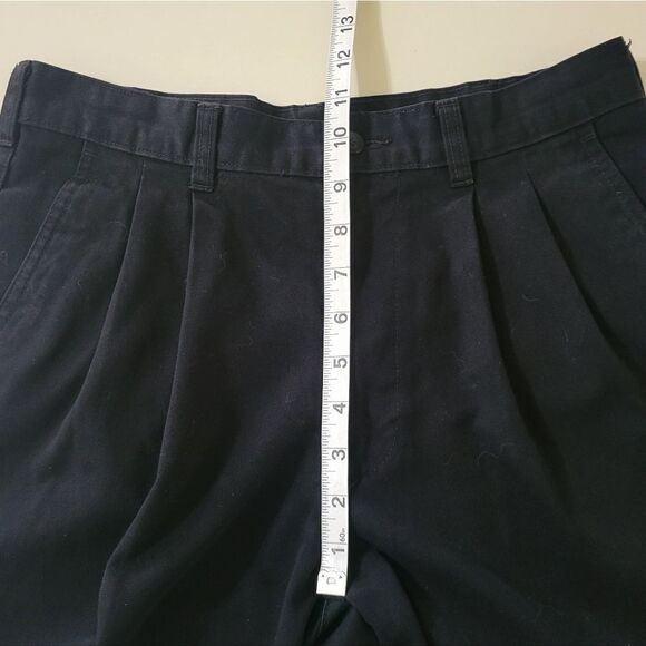 George Men’s Black Wrinkle Resistant Pleated Pants - Picture 10 of 16